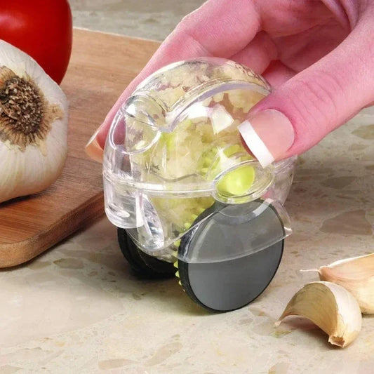 Kitchen Gadget Tool Garlic Chopper Wheel Garlic Mincer Roller Kitchen Aid Garlic Hand Crusher Kitchen Items Outils Cuisine